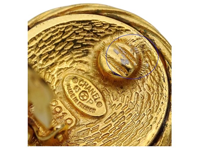 Timeless Orecchini placcati oro Chanel Coco Mark D'oro - vista 6