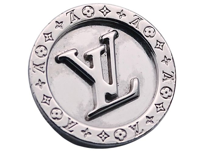 Abotoaduras Monogram Louis Vuitton Prata - vista 6