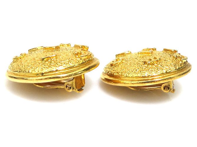 Orecchini a clip in metallo dorato Chanel D'oro - vista 2