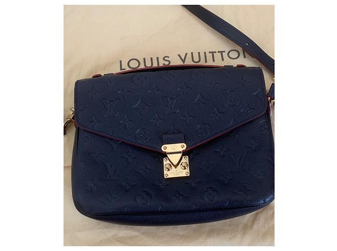 Metis Louis Vuitton Métis Tasche Dunkelblau - Ansicht 2