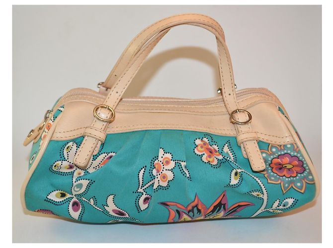 Borsa a mano Aigner in pelle e tela Multicolore - vista 2
