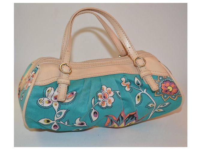 Borsa a mano Aigner in pelle e tela Multicolore - vista 4