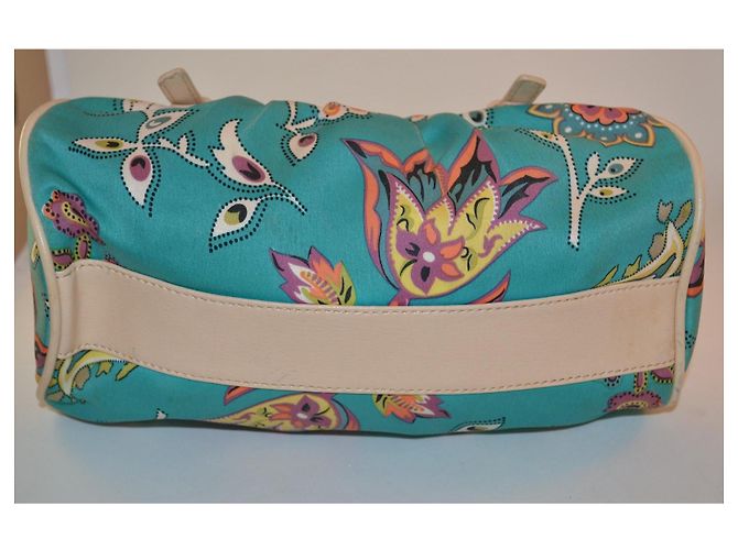 Borsa a mano Aigner in pelle e tela Multicolore - vista 6