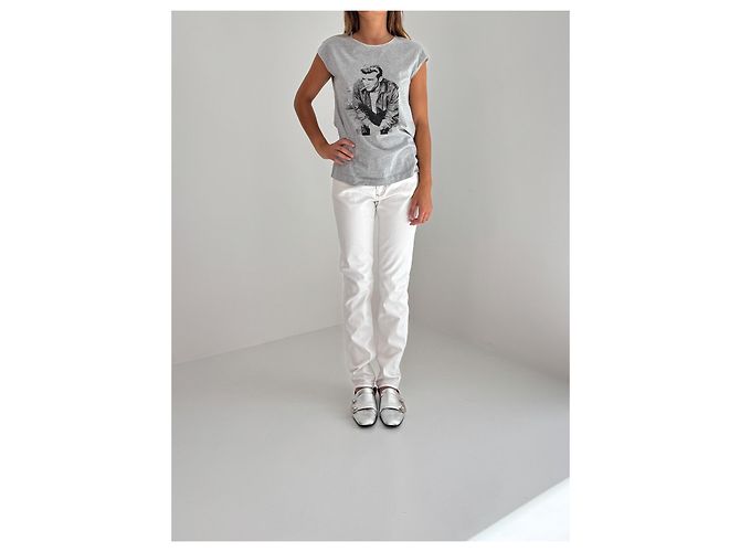 Camiseta gris de algodón Dolce & Gabbana James Dean Edition - vista 2