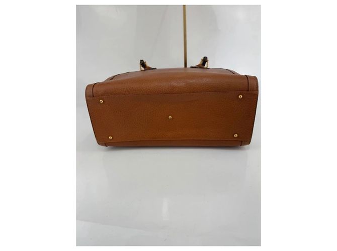 Borsa a mano Gucci Diana in pelle marrone - vista 11