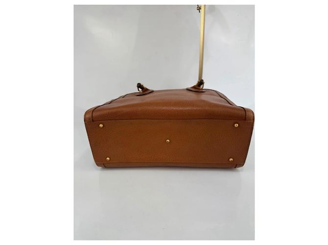 Borsa a mano Gucci Diana in pelle marrone - vista 8