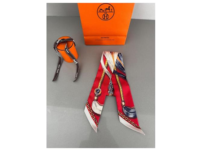 Hermès Twilly Cavalcades Rouge Roja - vista 4