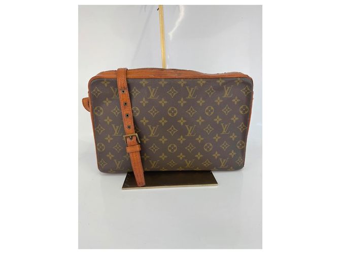 Borsa a spalla in pelle marrone Louis Vuitton 262 - vista 2