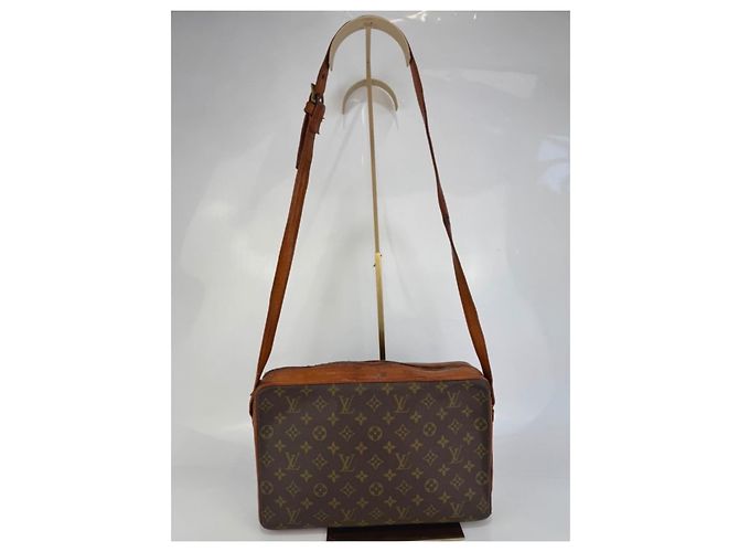 Borsa a spalla in pelle marrone Louis Vuitton 262 - vista 3