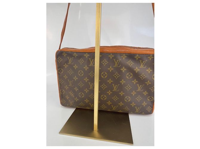 Borsa a spalla in pelle marrone Louis Vuitton 262 - vista 4