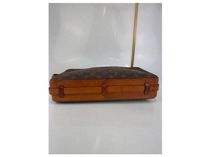 Borsa a spalla in pelle marrone Louis Vuitton 262 - vista 5