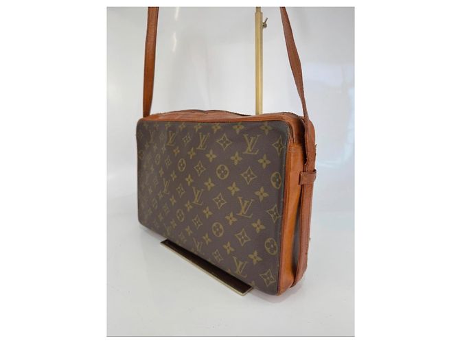 Borsa a spalla in pelle marrone Louis Vuitton 262 - vista 6