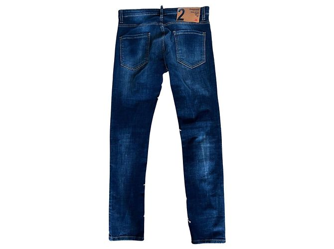 Jeans Skinny Skater Blu Dsquared2 - vista 4