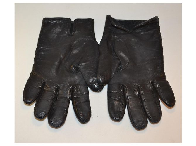 Emporio Armani Lederhandschuhe schwarz - Ansicht 2