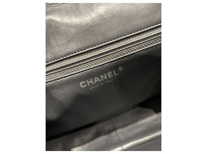 Borsa a mano Chanel 2.55 in pelle grigia Grigio - vista 3