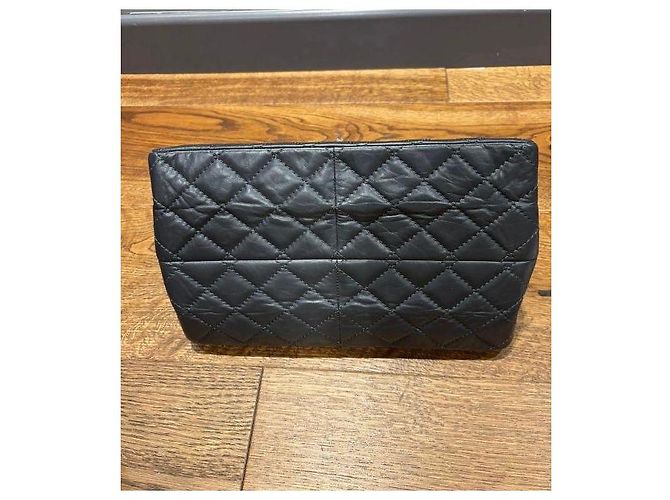 Borsa a mano Chanel 2.55 in pelle grigia Grigio - vista 6