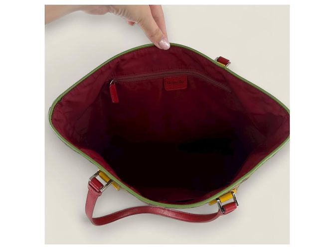 Borsa tote Rasta Trotter Christian Dior Marrone Beige - vista 5