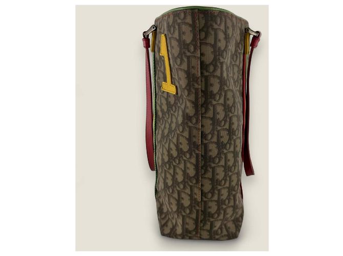 Borsa tote Rasta Trotter Christian Dior Marrone Beige - vista 7