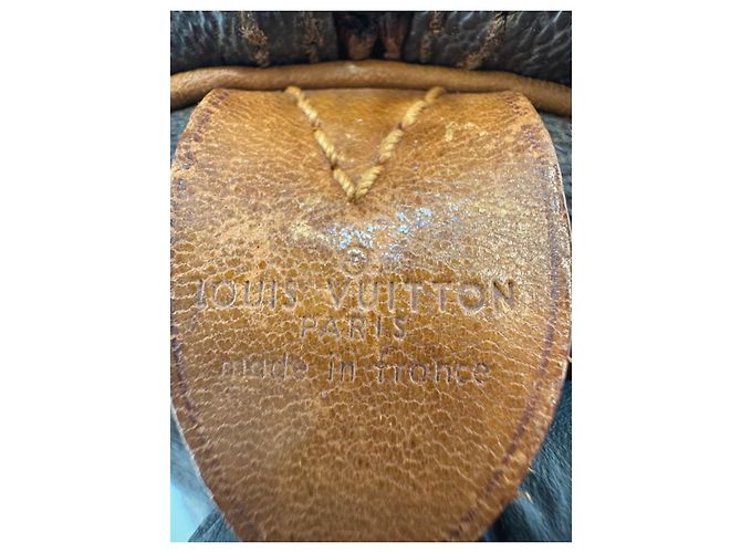 Borsa a mano Louis Vuitton Speedy Monogram in pelle marrone - vista 11
