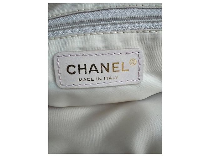 Bolsa de ombro Chanel em lona e couro Rosa 253 - vista 16