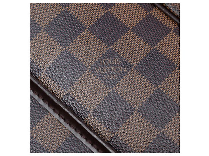 Louis Vuitton Marrone Damier Ebene Ipanema GM - vista 6