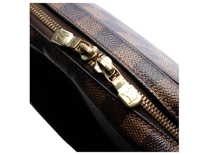 Louis Vuitton Marrone Damier Ebene Ipanema GM - vista 7