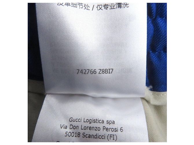 Calças de lã Interlocking G da Gucci Azul - vista 10