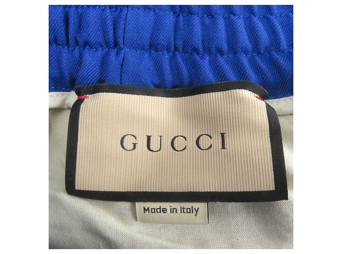 Calças de lã Interlocking G da Gucci Azul - vista 6