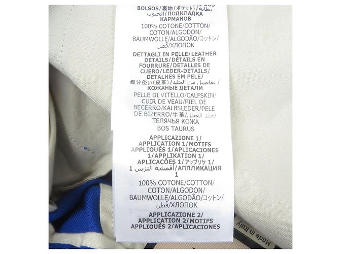Calças de lã Interlocking G da Gucci Azul - vista 9