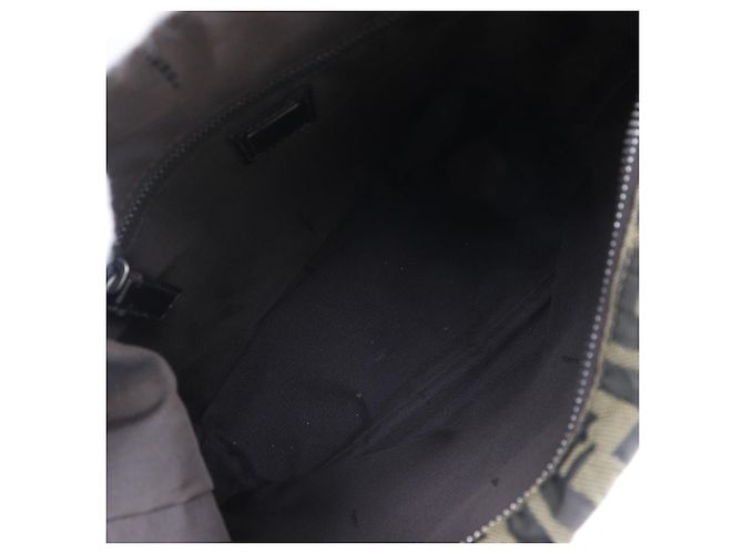 Borsa a spalla Fendi Logo Zucca Zucca Marrone - vista 4