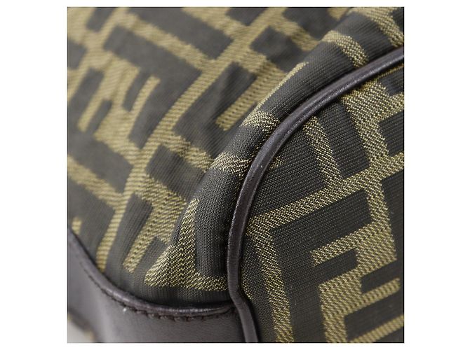 Borsa a spalla Fendi Logo Zucca Zucca Marrone - vista 5