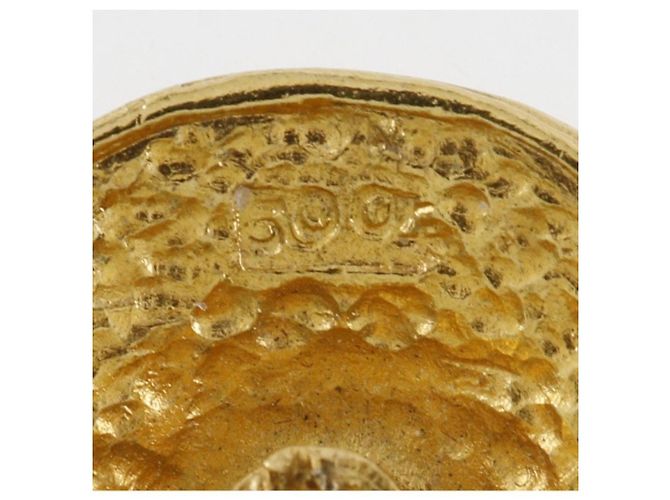 Gemelli rotondi vintage Chanel placcati oro D'oro - vista 7