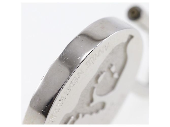 Hermès Hermes Annee Mediterranee Cadena Charm Halskette Metall und Metall Silber - Ansicht 7