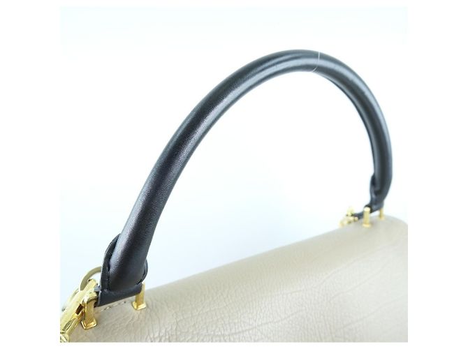 Céline Borsa Trapeze Celine in pelle con camoscio medio Nero - vista 5