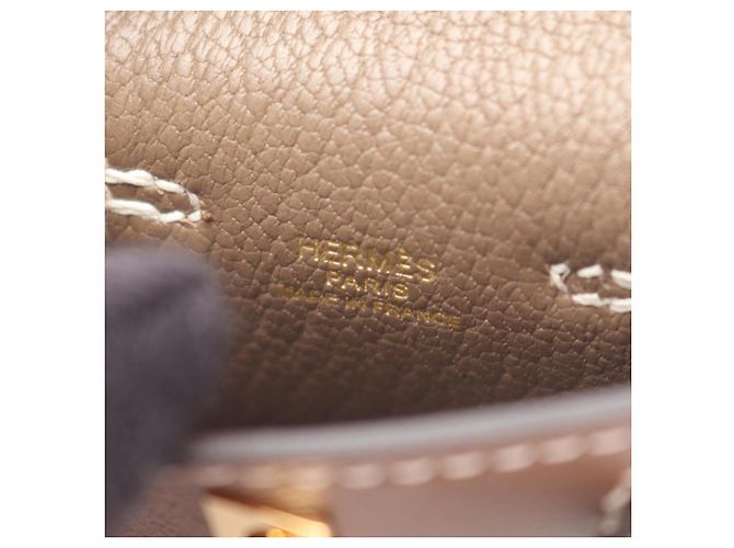Accessorio Charm Twilly Kelly di Hermès Marrone Taupe - vista 4