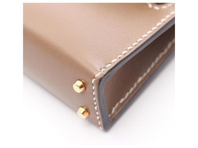 Accessorio Charm Twilly Kelly di Hermès Marrone Taupe - vista 6