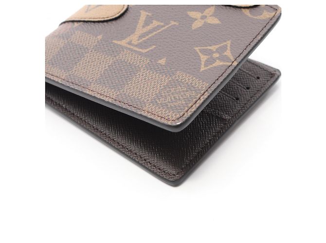 Portafoglio Bifold Slender Louis Vuitton Marrone - vista 7