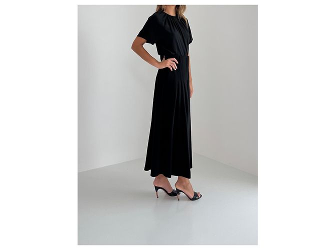 Top in seta nero Max Mara - vista 4