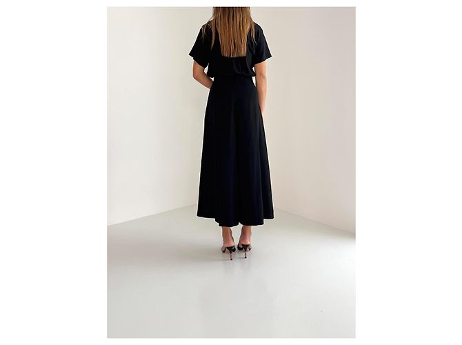 Top in seta nero Max Mara - vista 7