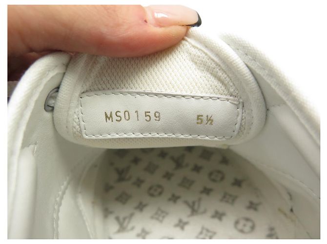 LOUIS VUITTON TROCADERO SNEAKERS 5.5 IT 39.5 FR BLAUER STOFF - Ansicht 10