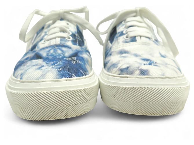 LOUIS VUITTON TROCADERO SNEAKERS 5.5 IT 39.5 FR BLAUER STOFF - Ansicht 4
