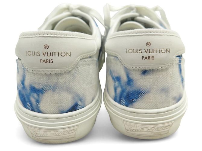LOUIS VUITTON TROCADERO SNEAKERS 5.5 IT 39.5 FR BLAUER STOFF - Ansicht 5