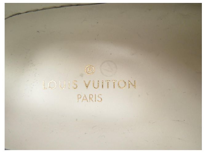 LOUIS VUITTON TROCADERO SNEAKERS 5.5 IT 39.5 FR BLAUER STOFF - Ansicht 6