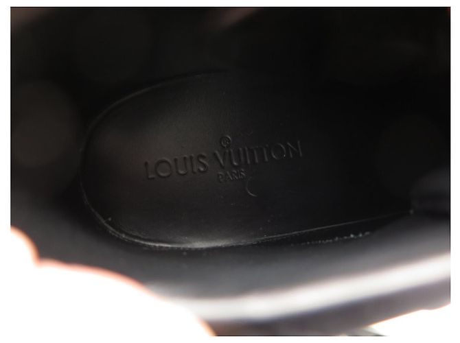 ZAPATOS DE DEPORTIVA CON TACÓN CUÑA LOUIS VUITTON MONOGRAMA 39.5 SEDA Negro - vista 9