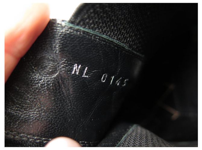 STIVALI CAVALIERI REVIVAL LOUIS VUITTON 39 MONOGRAMMA E CAMOSCIO Nero - vista 10