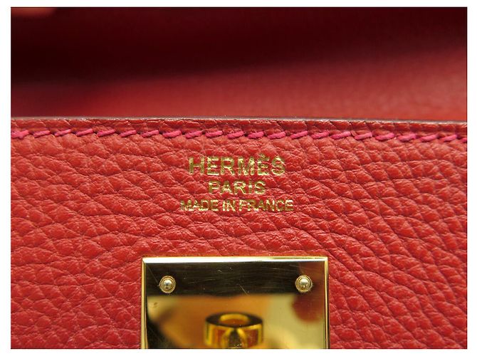 Hermès BORSA A MANO HERMES KELLY II RETOURNE 32 2013 IN PELLE ROSSA BORSA A TRACCOLLA - vista 15