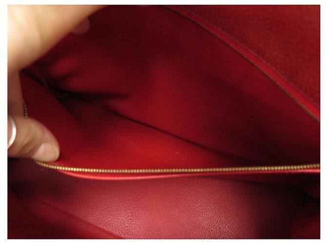 Hermès BORSA A MANO HERMES KELLY II RETOURNE 32 2013 IN PELLE ROSSA BORSA A TRACCOLLA - vista 21
