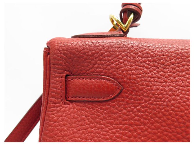Hermès BORSA A MANO HERMES KELLY II RETOURNE 32 2013 IN PELLE ROSSA BORSA A TRACCOLLA - vista 7