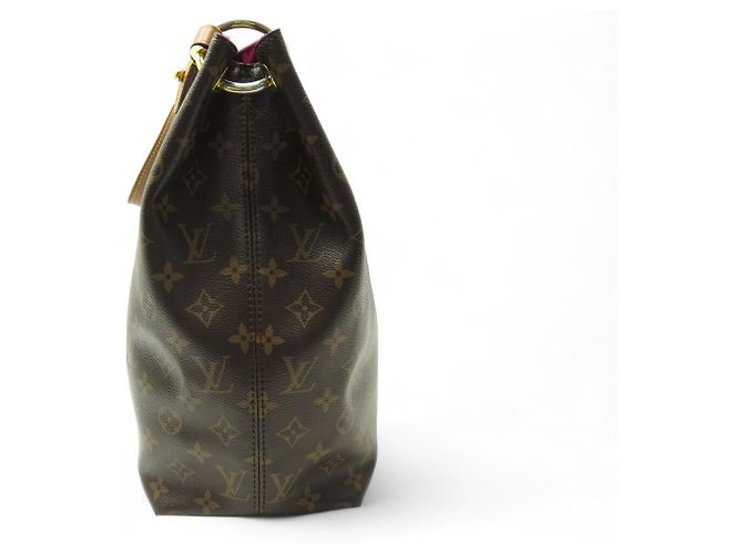 LOUIS VUITTON GRACEFUL MM MONOGRAM CANVAS M43703 PURSE BAG Brown - view 3