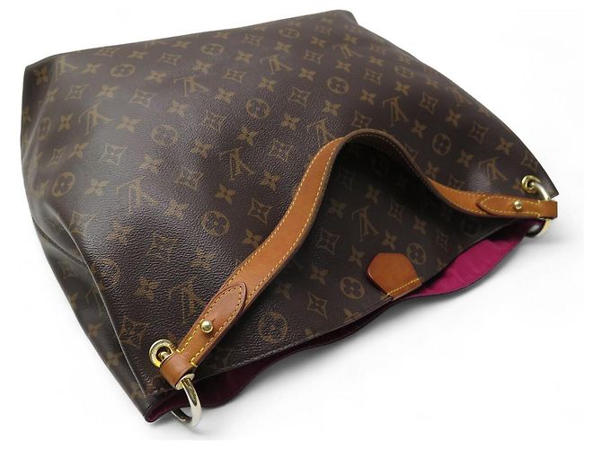 LOUIS VUITTON GRACEFUL MM MONOGRAM CANVAS M43703 PURSE BAG Brown - view 6